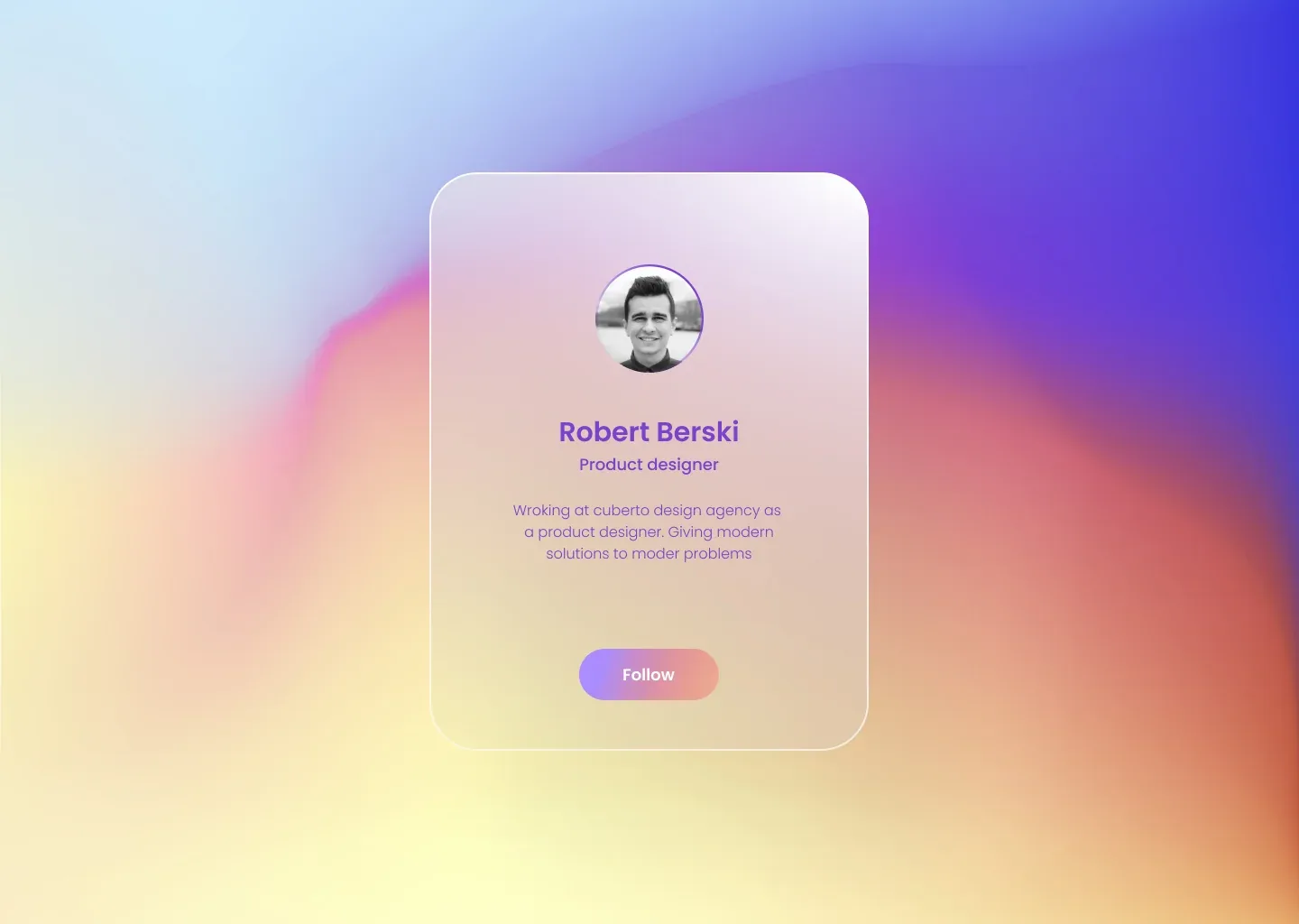 Glassmorphism with frosted glass effects and blurred backgrounds